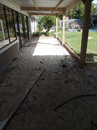 Timber Covered Patio Construction